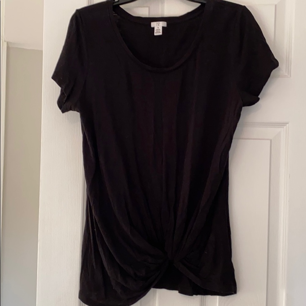 Black short sleeve top from BP